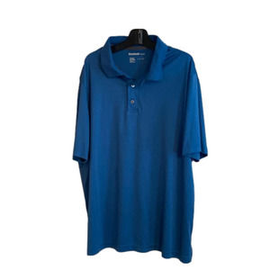 10/$10 Reebok Golf shirt blue 2XL XXL -bm